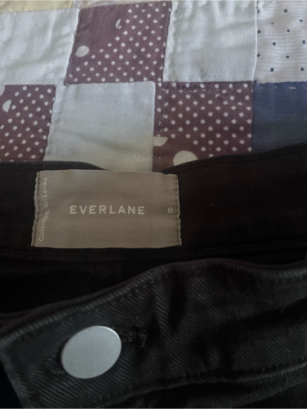 Everlane High-Rise barrel leg Jeans in Black size 6 - Picture 2 of 3